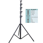 Ballr tripod folded and extended