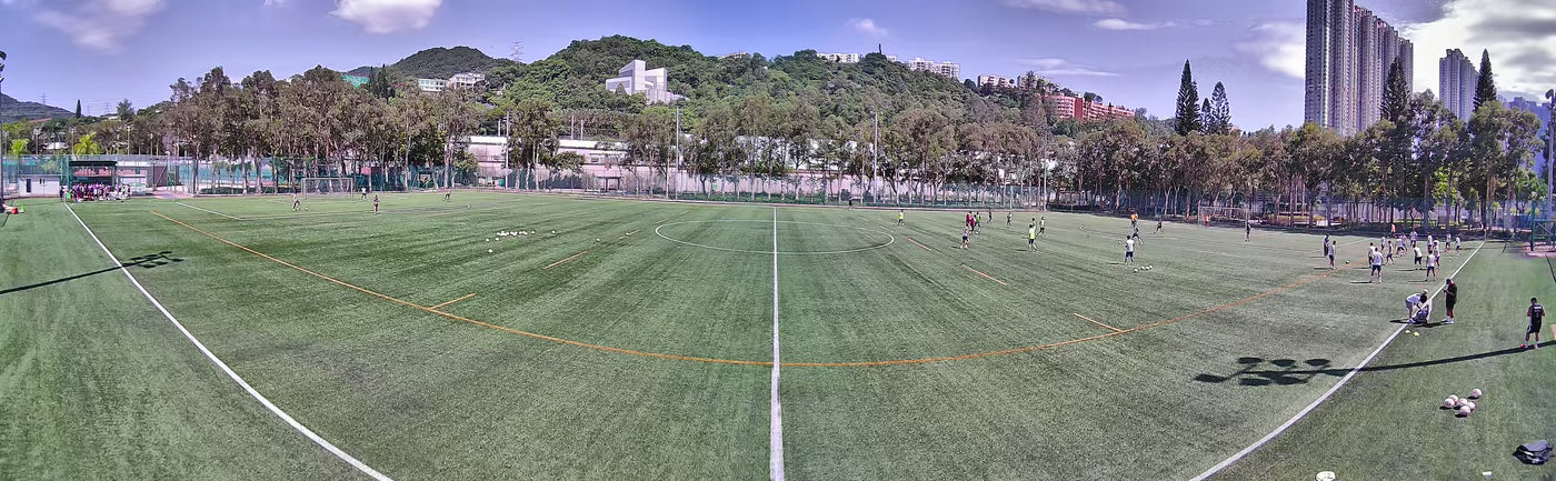 Complete panoramic game footage recorded by Ballr camera